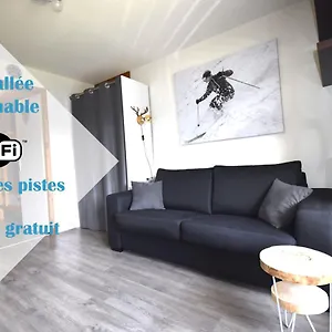 Appartement Au Pied Des Pistes B31, Chaleureux 4 Pers, Vue Sur La Vallée Imprenable Avec Wifi, Draps Non Compris, Saint-Jean-dʼAulps